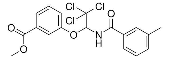 METHYL 3-(2,2,2-TRICHLORO-1-((3-METHYLBENZOYL)AMINO)ETHOXY)BENZOATE AldrichCPR