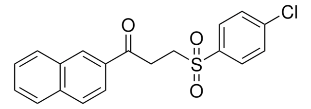 3-[(4-CHLOROPHENYL)SULFONYL]-1-(2-NAPHTHYL)-1-PROPANONE AldrichCPR