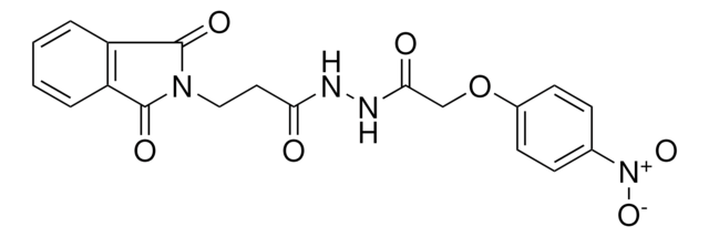 3(1,3-DIOXO-1,3-DIHYDRO-2H-ISOINDOL-2-YL)N'-((4-NITROPHENOXY)AC)PROPANOHYDRAZIDE AldrichCPR