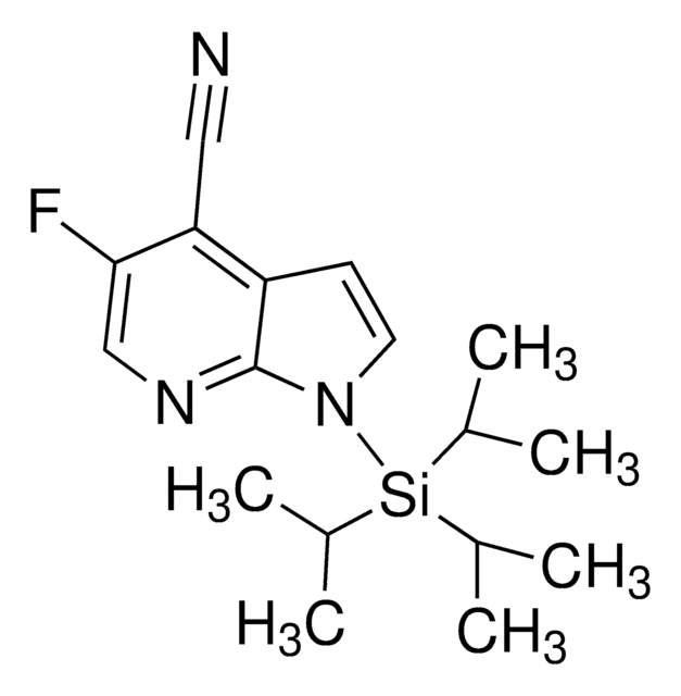 5-Fluoro-1-(triisopropylsilyl)-1H-pyrrolo[2,3-b]pyridine-4-carbonitrile AldrichCPR