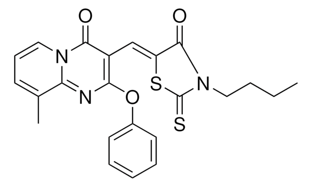 3-[(Z)-(3-BUTYL-4-OXO-2-THIOXO-1,3-THIAZOLIDIN-5-YLIDENE)METHYL]-9-METHYL-2-PHENOXY-4H-PYRIDO[1,2-A]PYRIMIDIN-4-ONE AldrichCPR