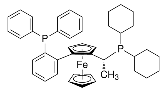 (R)-1-{(RP)-2-[2-(Diphenylphosphino)phenyl]ferrocenyl}ethyldicyclohexylphosphine &#8805;97%