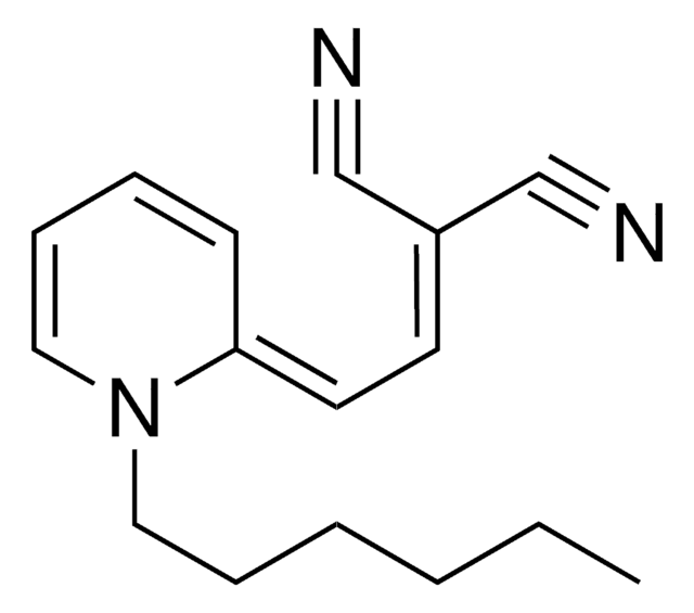 2-[2-(1-HEXYL-1H-PYRIDIN-2-YLIDENE)-ETHYLIDENE]-MALONONITRILE AldrichCPR