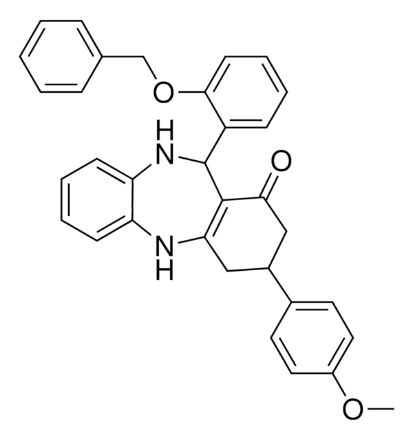 11(2-BENZYLOXY-PH)-3-(4-MEO-PH)-2,3,4,5,10,11-6H-DIBENZO(B,E)(1,4)DIAZEPIN-1-ONE AldrichCPR