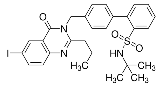 N-(tert-Butyl)-4&#8242;-((6-iodo-4-oxo-2-propylquinazolin-3(4H)-yl)methyl)-[1,1&#8242;-biphenyl]-2-sulfonamide