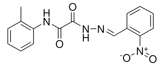 N-(2-METHYLPHENYL)-2-(2-(2-NITROBENZYLIDENE)HYDRAZINO)-2-OXOACETAMIDE AldrichCPR