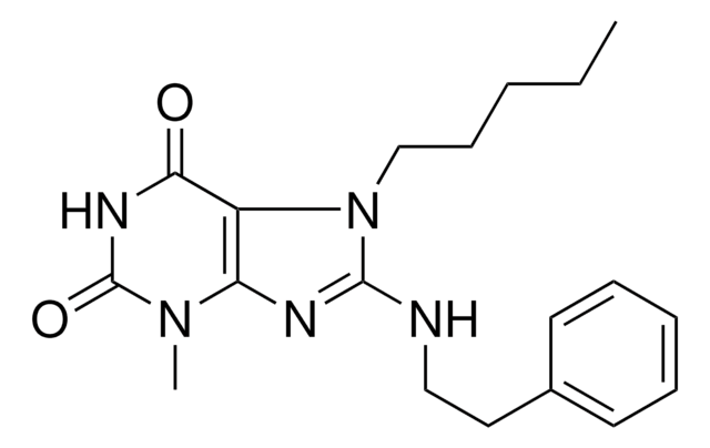 3-METHYL-7-PENTYL-8-((2-PHENYLETHYL)AMINO)-3,7-DIHYDRO-1H-PURINE-2,6-DIONE AldrichCPR