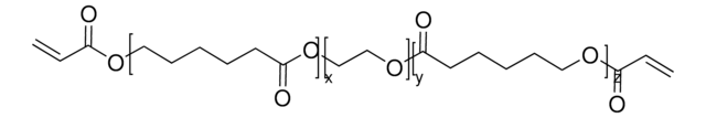 PCL-PEG-PCL diacrylate average Mn (600-3400-600), poly(caprolactone)-b-poly(ethylene glycol)-b-poly(caprolactone) diacrylate