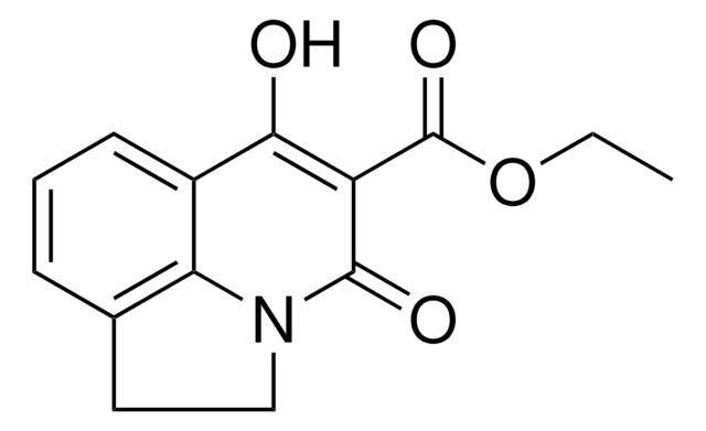 ETHYL 6-HYDROXY-4-OXO-1,2-DIHYDRO-4H-PYRROLO(3,2,1-IJ)QUINOLINE-5-CARBOXYLATE AldrichCPR