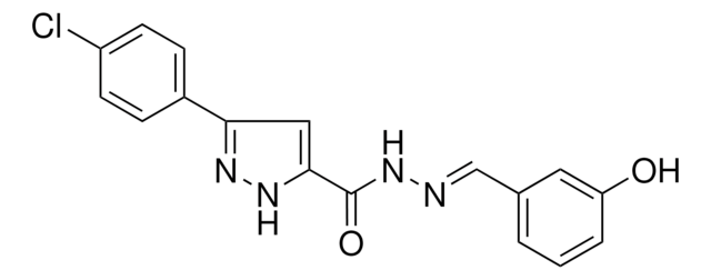 5-(4-CL-PHENYL)-2H-PYRAZOLE-3-CARBOXYLIC ACID (3-HYDROXY-BENZYLIDENE)-HYDRAZIDE AldrichCPR