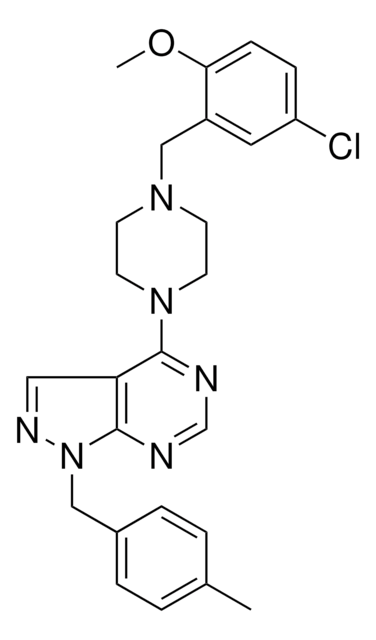 4-[4-(5-CHLORO-2-METHOXYBENZYL)-1-PIPERAZINYL]-1-(4-METHYLBENZYL)-1H-PYRAZOLO[3,4-D]PYRIMIDINE AldrichCPR