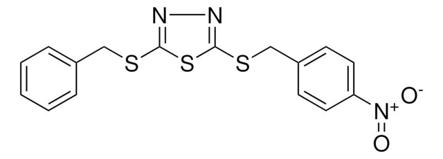 2-(BENZYLTHIO)-5-((4-NITROBENZYL)THIO)-1,3,4-THIADIAZOLE AldrichCPR