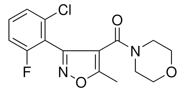 4-((3-(2-CHLORO-6-FLUOROPHENYL)-5-METHYL-4-ISOXAZOLYL)CARBONYL)MORPHOLINE AldrichCPR