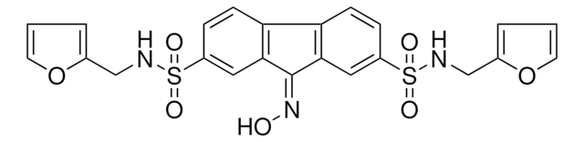 9-HYDROXYIMINO-9H-FLUORENE-2,7-DISULFONIC ACID BIS-((FURAN-2-YLMETHYL)-AMIDE) AldrichCPR