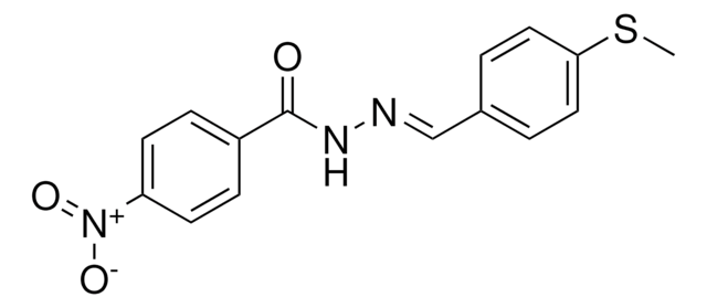 4-NITRO-BENZOIC ACID (4-METHYLSULFANYL-BENZYLIDENE)-HYDRAZIDE AldrichCPR