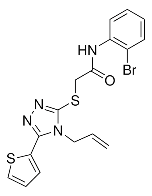 2-((4-ALLYL-5-(2-THIENYL)-4H-1,2,4-TRIAZOL-3-YL)THIO)-N-(2-BROMOPHENYL)ACETAMIDE AldrichCPR