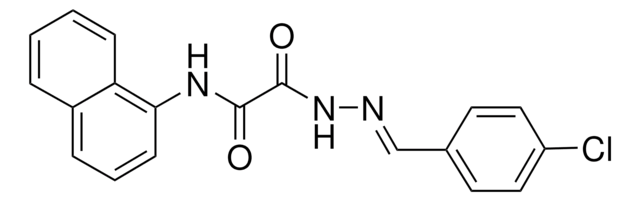 2-(2-(4-CHLOROBENZYLIDENE)HYDRAZINO)-N-(1-NAPHTHYL)-2-OXOACETAMIDE AldrichCPR