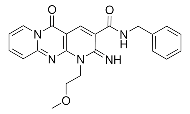 N-BENZYL-2-IMINO-1-(2-METHOXYETHYL)-5-OXO-1,5-DIHYDRO-2H-DIPYRIDO[1,2-A:2,3-D]PYRIMIDINE-3-CARBOXAMIDE AldrichCPR