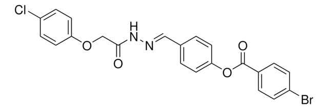 4-(2-((4-CHLOROPHENOXY)ACETYL)CARBOHYDRAZONOYL)PHENYL 4-BROMOBENZOATE AldrichCPR