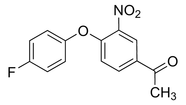 1-(4-(4-Fluorophenoxy)-3-nitrophenyl)ethanone AldrichCPR