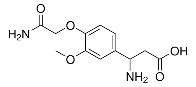 3-[4-(2-Amino-2-oxoethoxy)-3-methoxyphenyl]-beta-alanine AldrichCPR