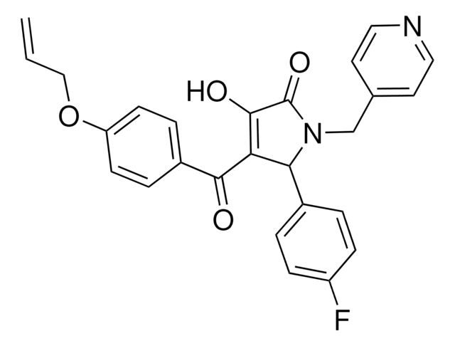 4-[4-(ALLYLOXY)BENZOYL]-5-(4-FLUOROPHENYL)-3-HYDROXY-1-(4-PYRIDINYLMETHYL)-1,5-DIHYDRO-2H-PYRROL-2-ONE AldrichCPR