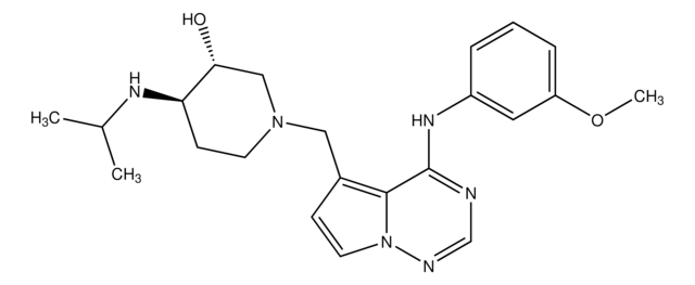 (3R,4R)-4-(IPRNH)-1-((4-(3-MEOPH-NH)PYRROLO[1,2-F]-5-TRIAZINYL)ME)PIPERIDIN-3-OL AldrichCPR