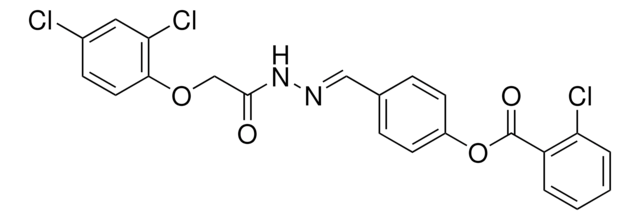 4-(2-((2,4-DICHLOROPHENOXY)ACETYL)CARBOHYDRAZONOYL)PHENYL 2-CHLOROBENZOATE AldrichCPR