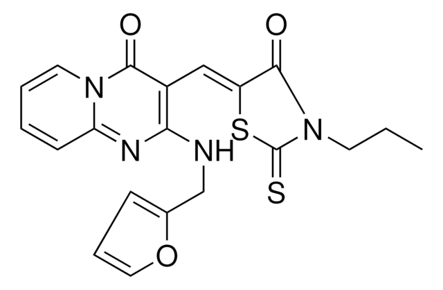 2-[(2-FURYLMETHYL)AMINO]-3-[(Z)-(4-OXO-3-PROPYL-2-THIOXO-1,3-THIAZOLIDIN-5-YLIDENE)METHYL]-4H-PYRIDO[1,2-A]PYRIMIDIN-4-ONE AldrichCPR