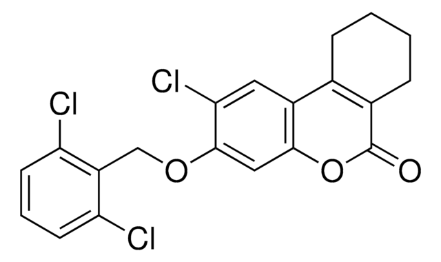 2-CL-3-((2,6-DICHLOROBENZYL)OXY)-7,8,9,10-TETRAHYDRO-6H-BENZO(C)CHROMEN-6-ONE AldrichCPR