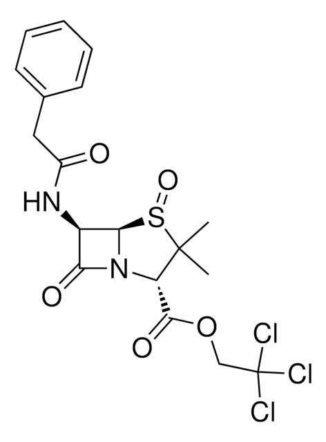 2,2,2-trichloroethyl (2S,5R,6R)-3,3-dimethyl-7-oxo-6-[(phenylacetyl)amino]-4-thia-1-azabicyclo[3.2.0]heptane-2-carboxylate 4-oxide AldrichCPR