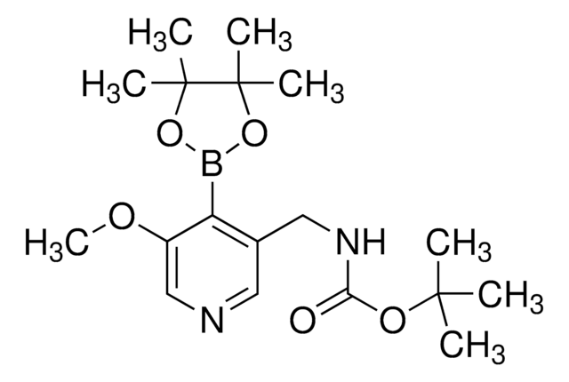 tert-Butyl (5-methoxy-4-(4,4,5,5-tetramethyl-1,3,2-dioxaborolan-2-yl)pyridin-3-yl)methylcarbamate AldrichCPR