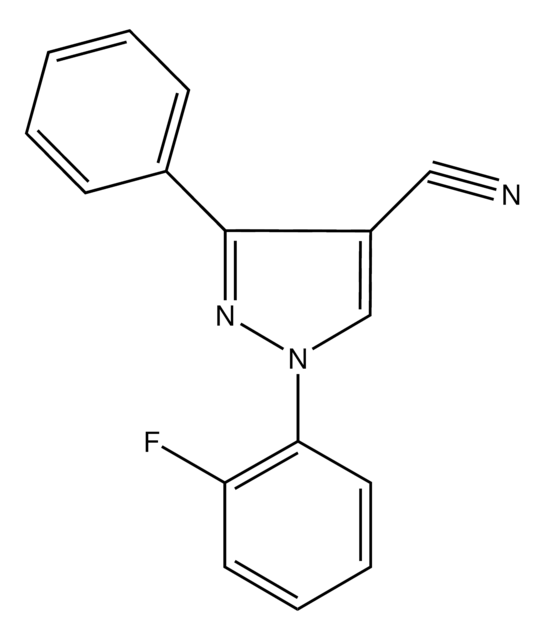 1-(2-Fluorophenyl)-3-phenyl-1H-pyrazole-4-carbonitrile