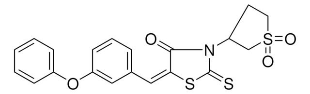 (5E)-3-(1,1-DIOXIDOTETRAHYDRO-3-THIENYL)-5-(3-PHENOXYBENZYLIDENE)-2-THIOXO-1,3-THIAZOLIDIN-4-ONE AldrichCPR