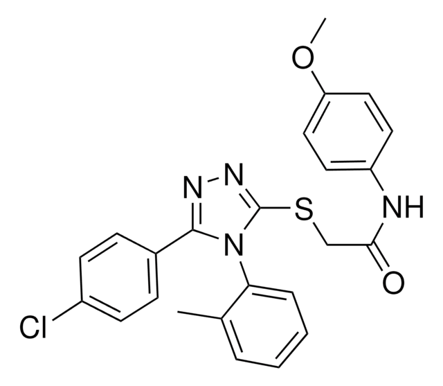 2 {[5 4 Chlorophenyl 4 2 Methylphenyl 4h 1 2 4 Triazol 3 Yl]sulfanyl} N 4 Methoxyphenyl