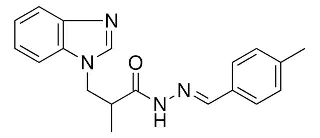 3-(1H-BENZIMIDAZOL-1-YL)-2-METHYL-N'-(4-METHYLBENZYLIDENE)PROPANOHYDRAZIDE AldrichCPR