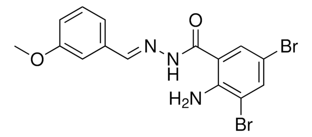 2-AMINO-3,5-DIBROMO-N'-(3-METHOXYBENZYLIDENE)BENZOHYDRAZIDE AldrichCPR