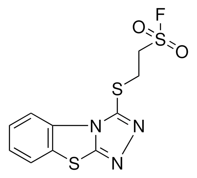 2-((1,2,4)TRIAZOLO(3,4-B)(1,3)BENZOTHIAZOL-3-YLTHIO)ETHANESULFONYL FLUORIDE AldrichCPR