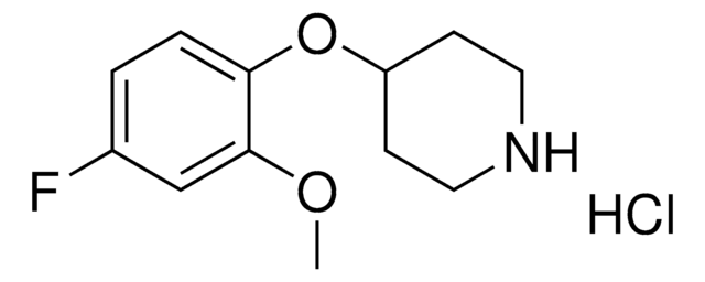 4-(4-Fluoro-2-methoxyphenoxy)piperidine hydrochloride AldrichCPR