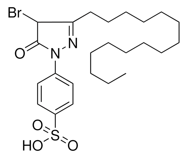 4-(4-BROMO-5-OXO-3-PENTADECYL-4,5-DIHYDRO-1H-PYRAZOL-1-YL)BENZENESULFONIC ACID AldrichCPR