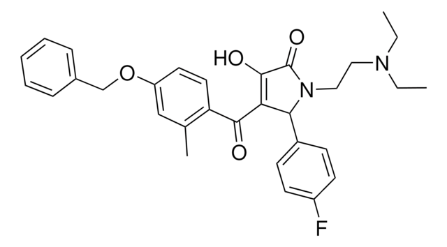 4-[4-(BENZYLOXY)-2-METHYLBENZOYL]-1-[2-(DIETHYLAMINO)ETHYL]-5-(4-FLUOROPHENYL)-3-HYDROXY-1,5-DIHYDRO-2H-PYRROL-2-ONE AldrichCPR