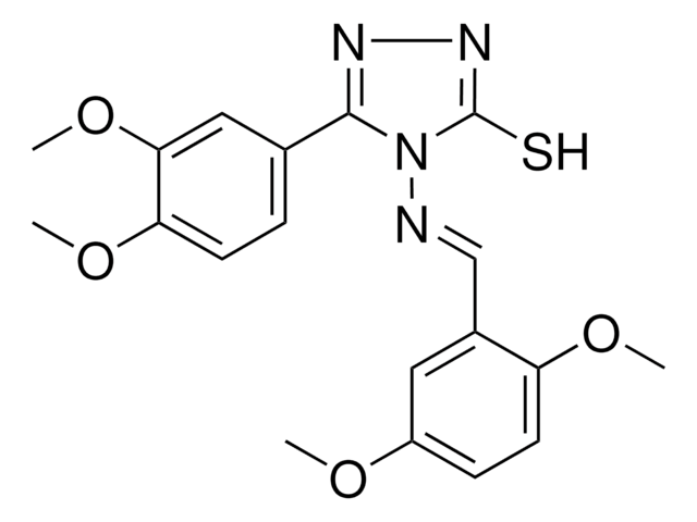 5-(3,4-DIMETHOXYPHENYL)-4-{[(E)-(2,5-DIMETHOXYPHENYL)METHYLIDENE]AMINO}-4H-1,2,4-TRIAZOL-3-YL HYDROSULFIDE AldrichCPR