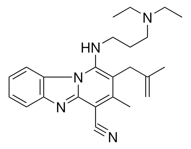 1-{[3-(DIETHYLAMINO)PROPYL]AMINO}-3-METHYL-2-(2-METHYL-2-PROPENYL)PYRIDO[1,2-A]BENZIMIDAZOLE-4-CARBONITRILE AldrichCPR