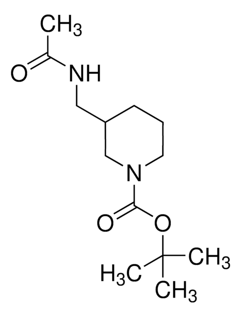 tert-Butyl 3-(acetamidomethyl)piperidine-1-carboxylate AldrichCPR