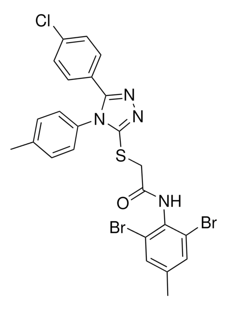 2 {[5 4 Chlorophenyl 4 4 Methylphenyl 4h 1 2 4 Triazol 3 Yl]sulfanyl} N 2 6 Dibromo 4