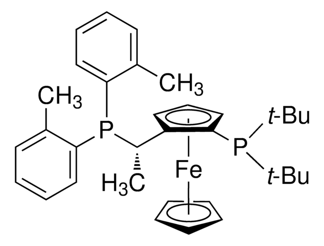 (S)-1-[(RP)-2-(二叔丁基膦)二茂铁基]乙基双(2-甲基苯基)膦 97%