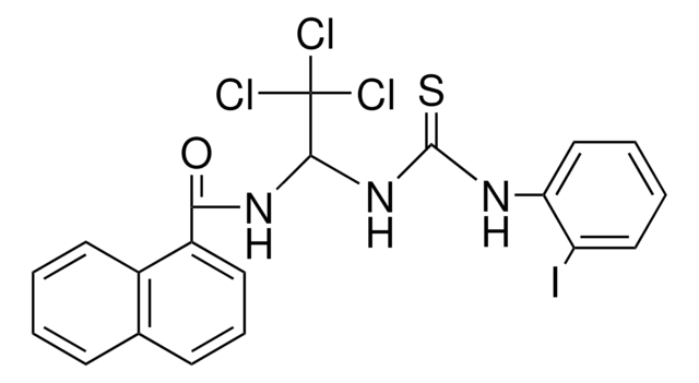 NAPHTHALENE-CARBOXYLIC ACID (2,2,2-TRICHLORO-1-(3-(2-I-PH)-THIOUREIDO)-ET)-AMIDE AldrichCPR