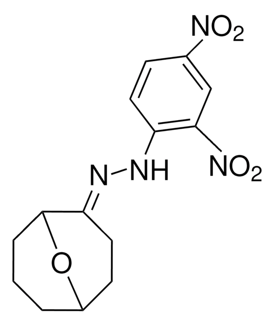 (2E)-9-OXABICYCLO[3.3.1]NONAN-2-ONE (2,4-DINITROPHENYL)HYDRAZONE AldrichCPR