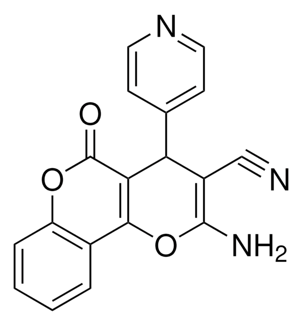 2-AMINO-5-OXO-4-PYRIDIN-4-YL-4H,5H-PYRANO[3,2-C]CHROMENE-3-CARBONITRILE AldrichCPR