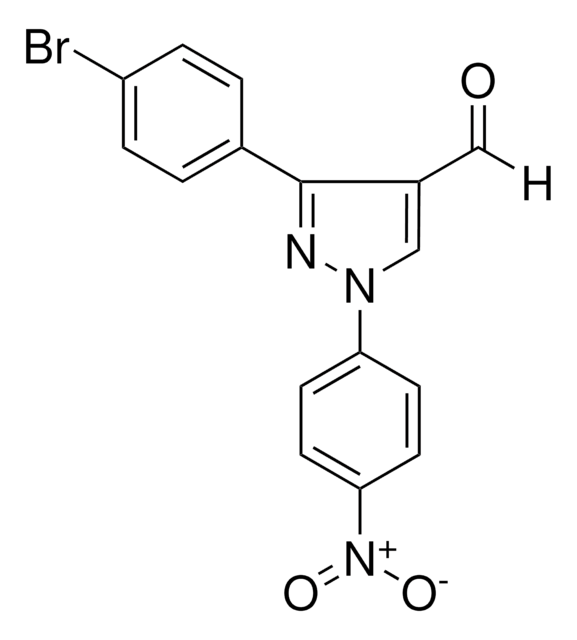 3-(4-BROMOPHENYL)-1-(4-NITROPHENYL)-1H-PYRAZOLE-4-CARBALDEHYDE AldrichCPR